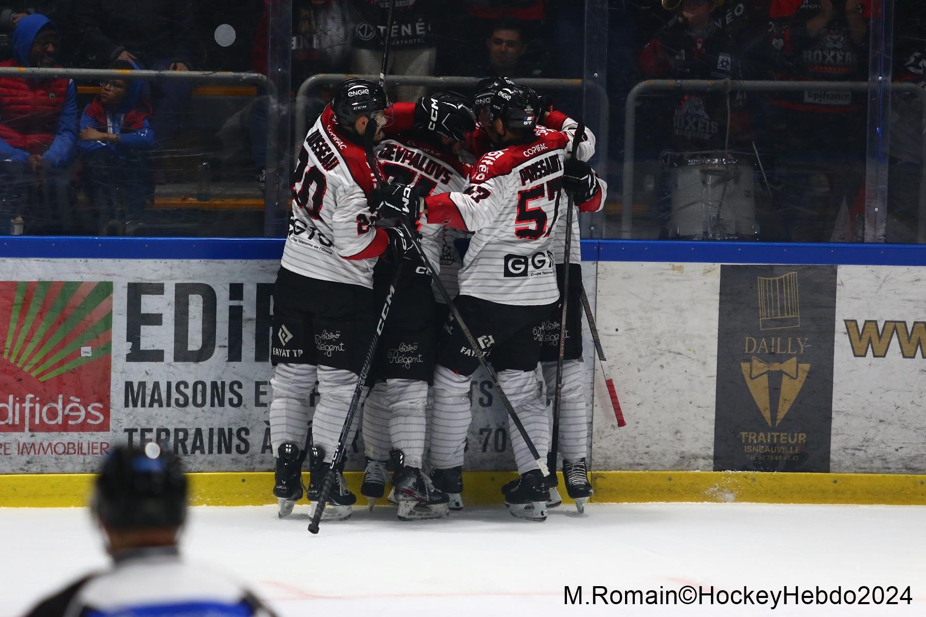 Photo hockey match Rouen - Bordeaux