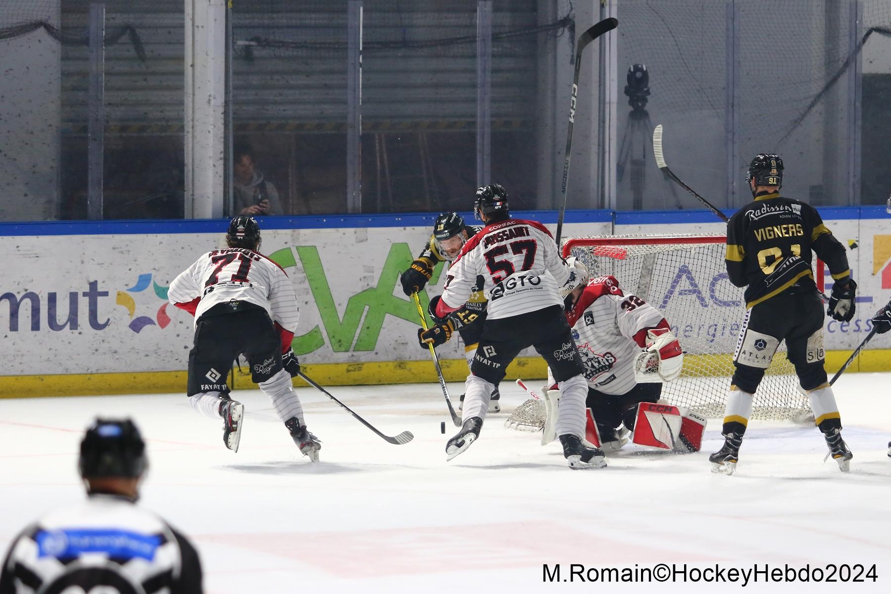 Photo hockey match Rouen - Bordeaux