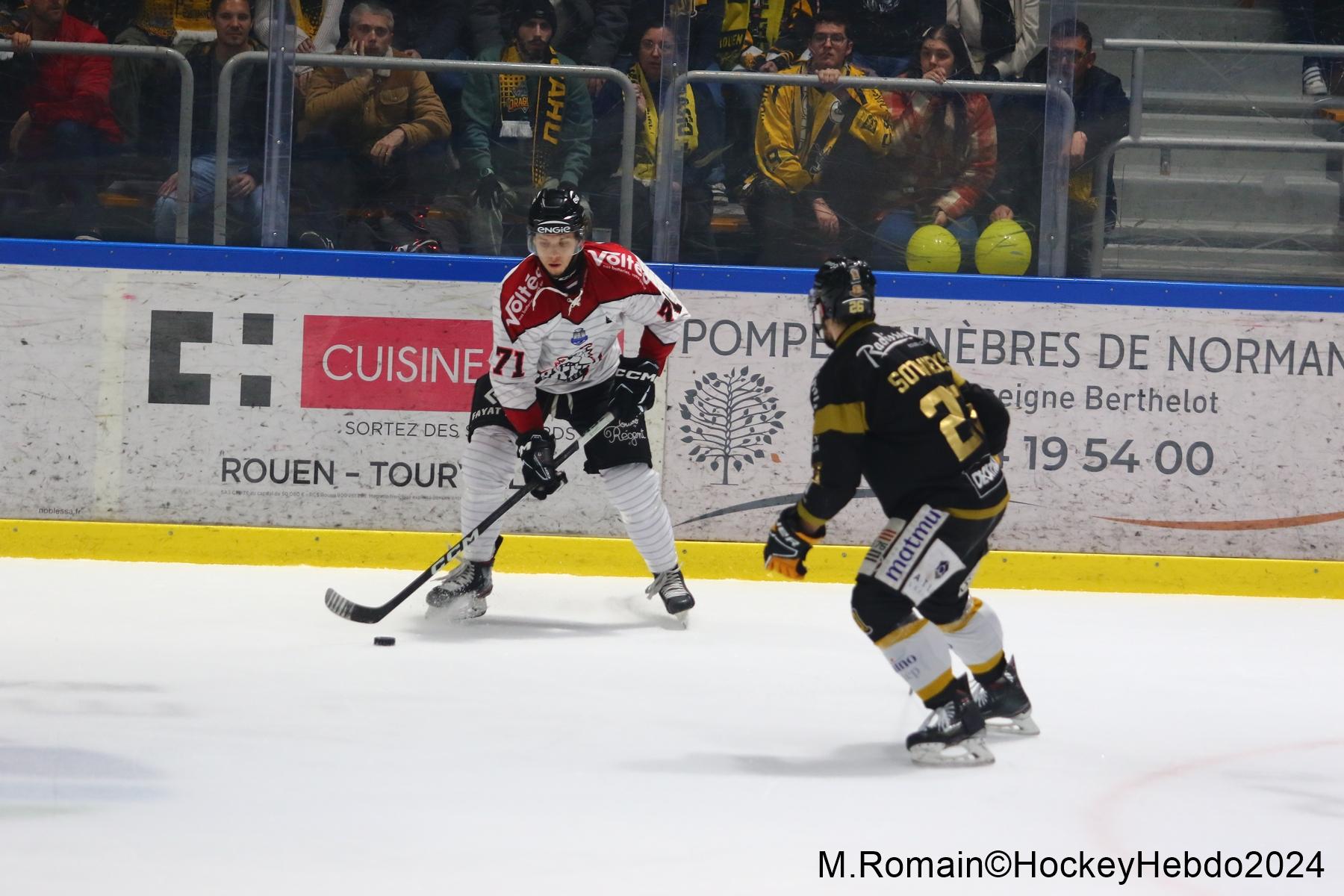 Photo hockey match Rouen - Bordeaux