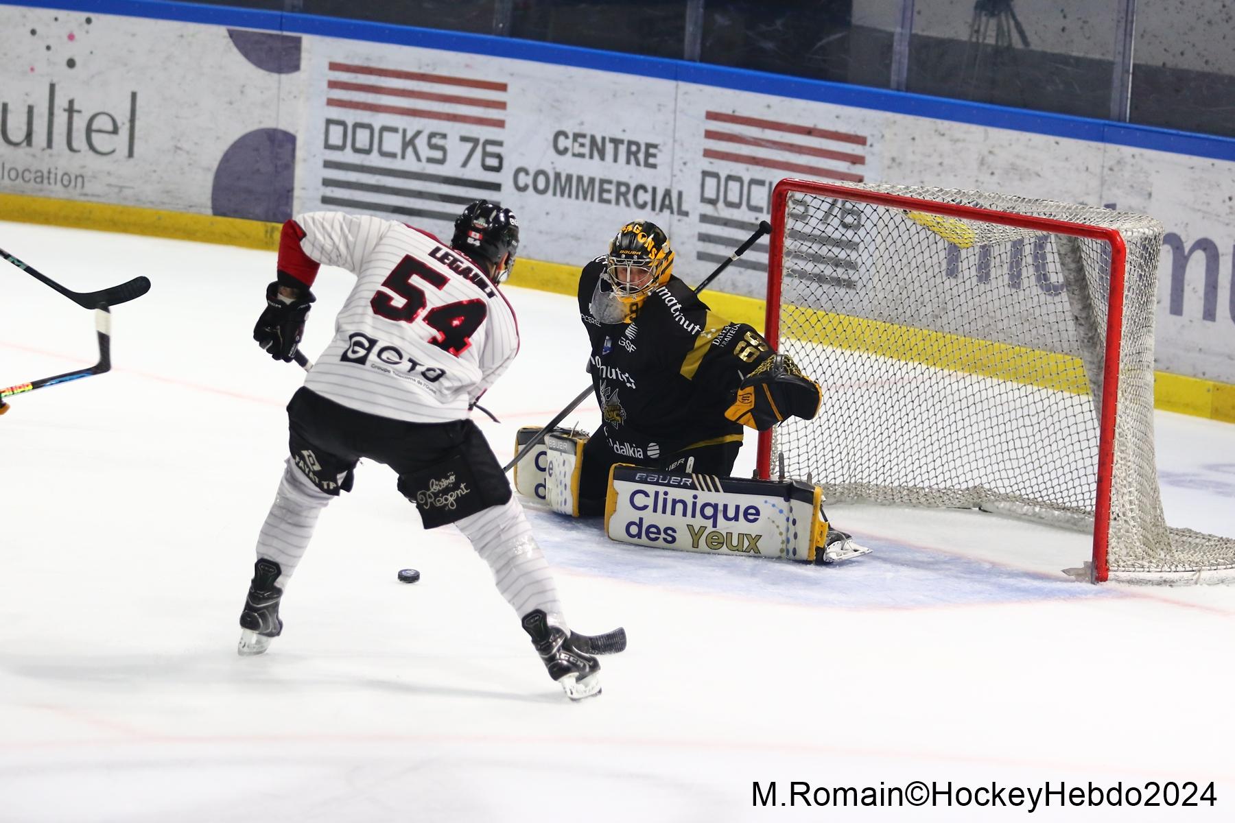 Photo hockey match Rouen - Bordeaux