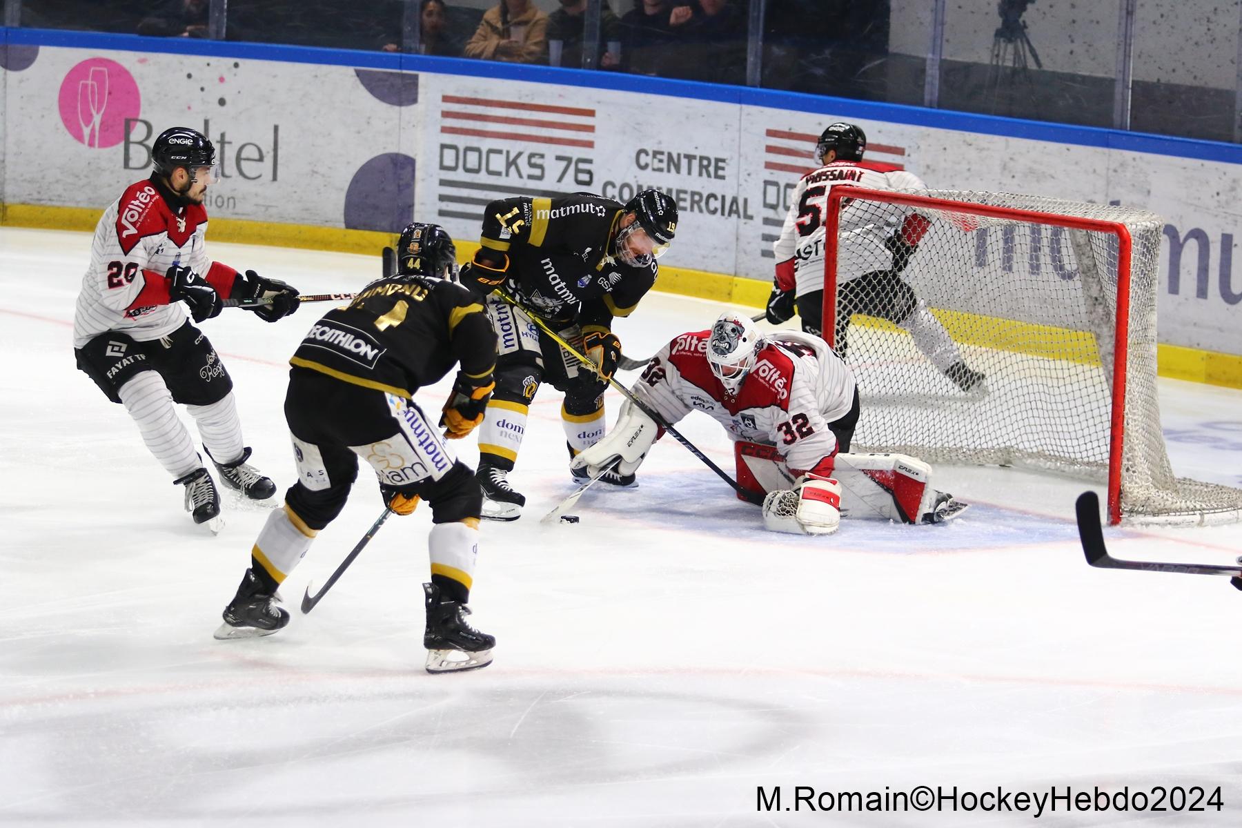 Photo hockey match Rouen - Bordeaux