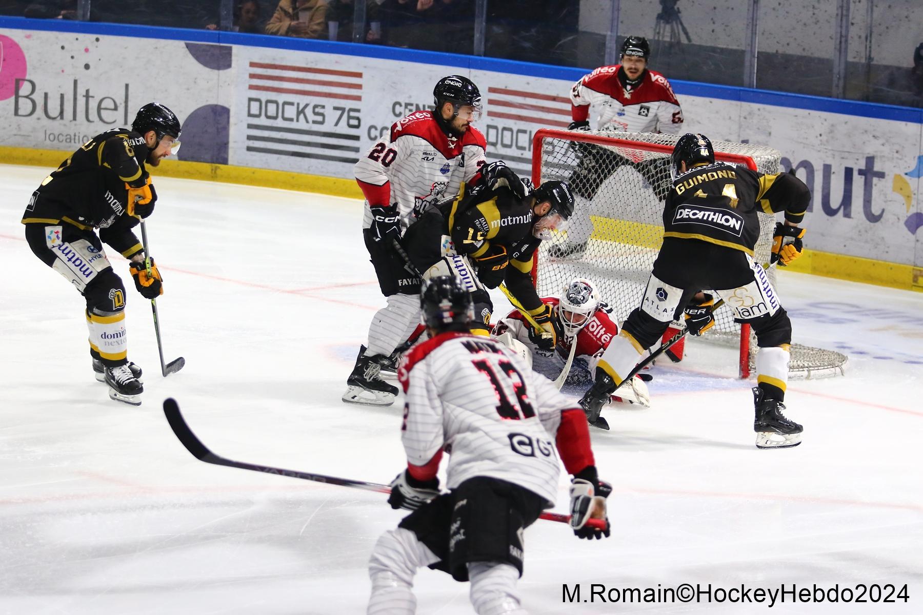 Photo hockey match Rouen - Bordeaux