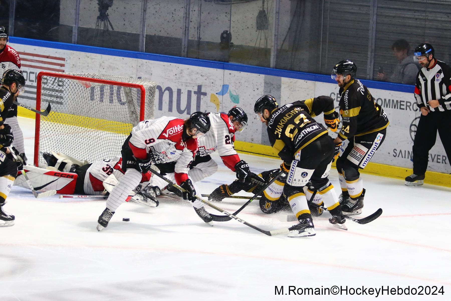 Photo hockey match Rouen - Bordeaux