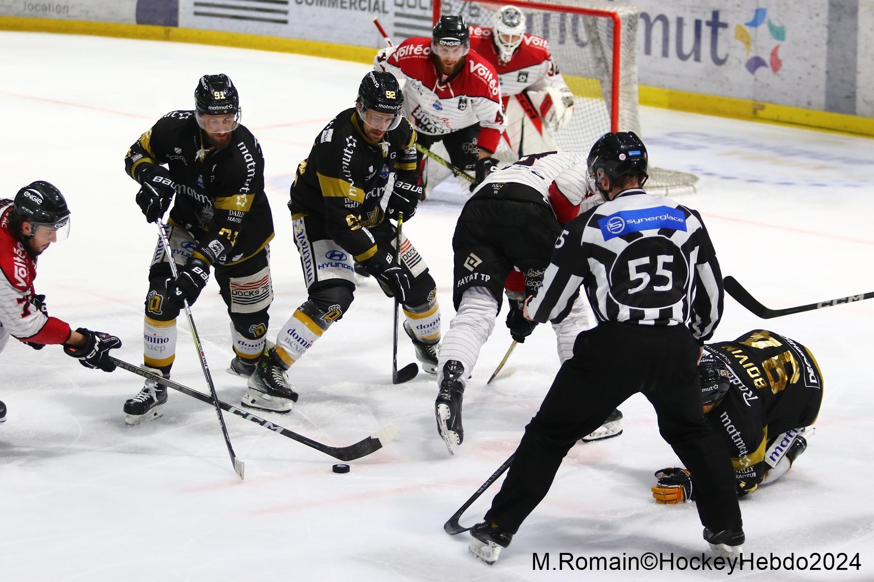 Photo hockey match Rouen - Bordeaux