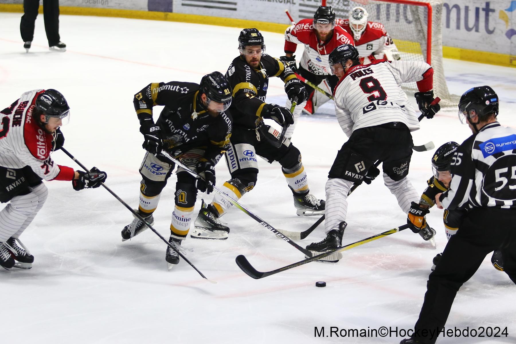 Photo hockey match Rouen - Bordeaux