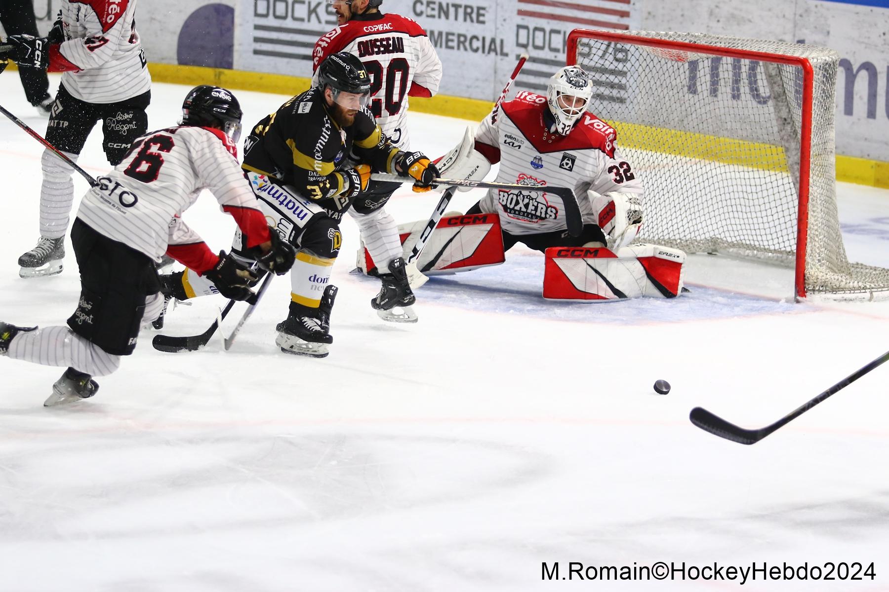 Photo hockey match Rouen - Bordeaux