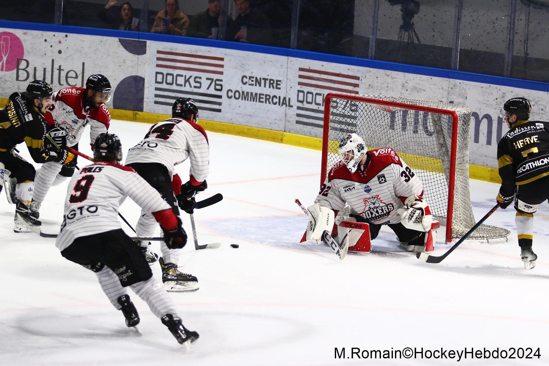 Photo hockey match Rouen - Bordeaux