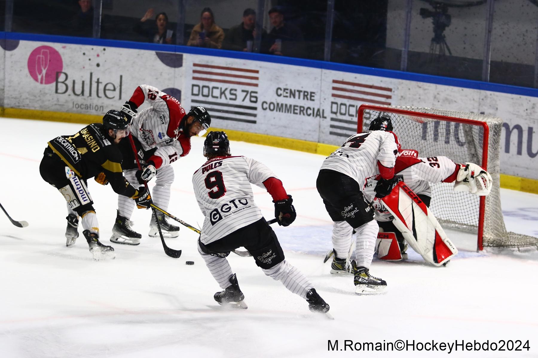 Photo hockey match Rouen - Bordeaux