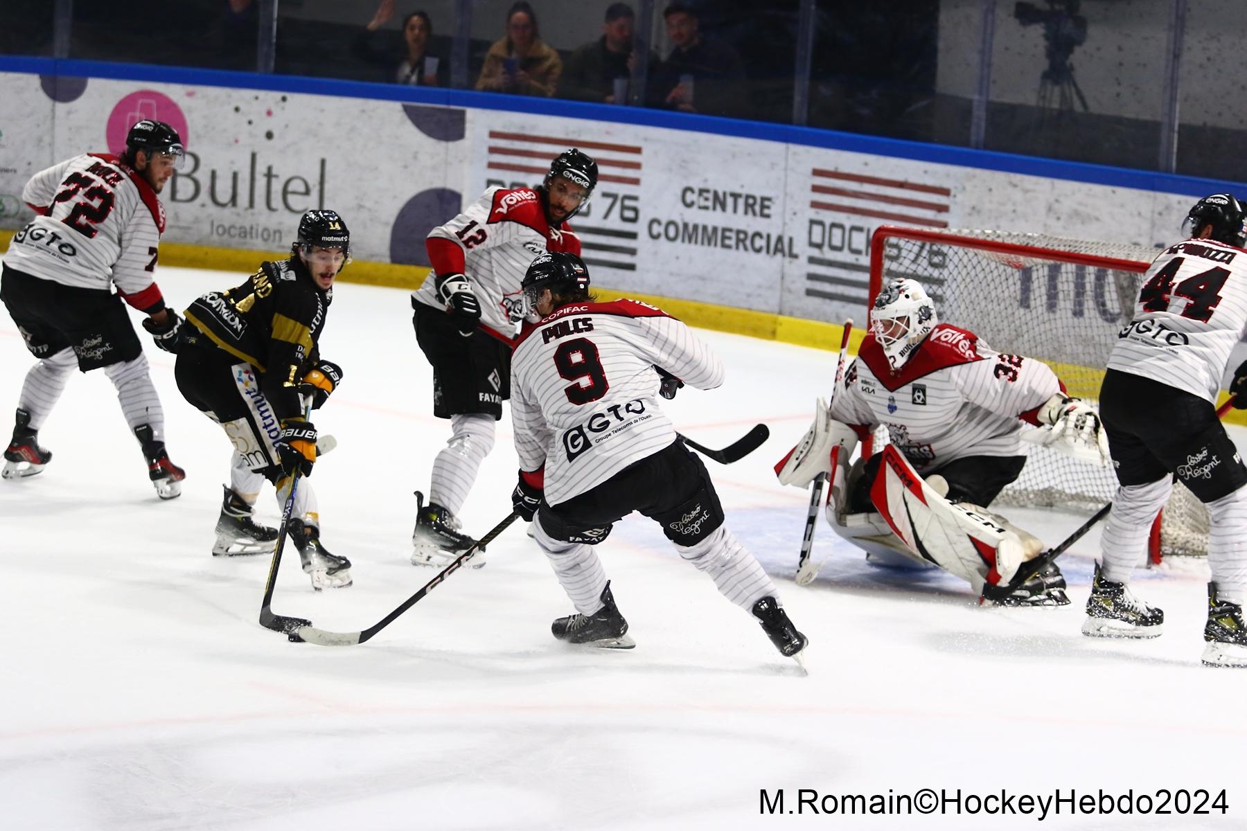 Photo hockey match Rouen - Bordeaux