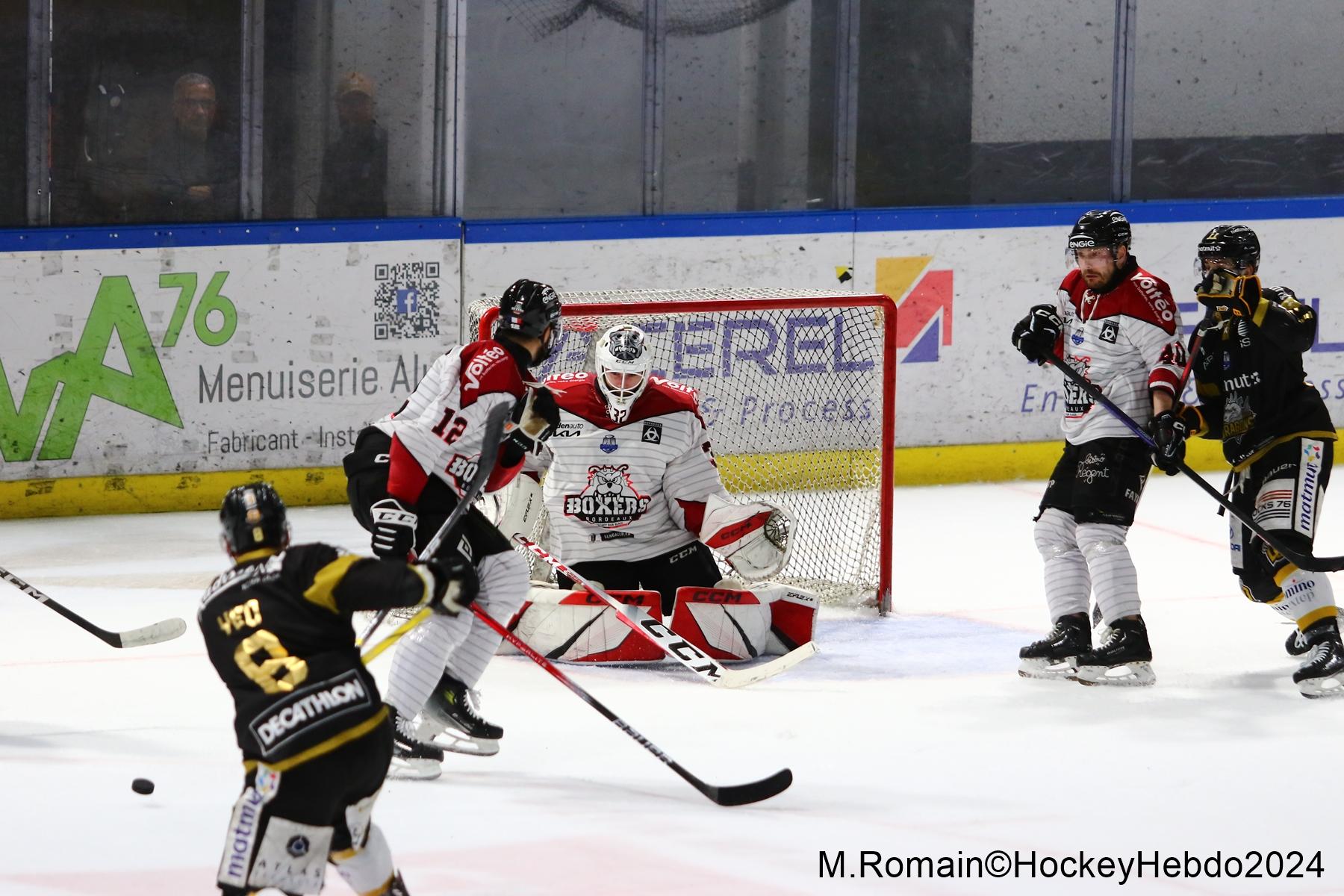 Photo hockey match Rouen - Bordeaux