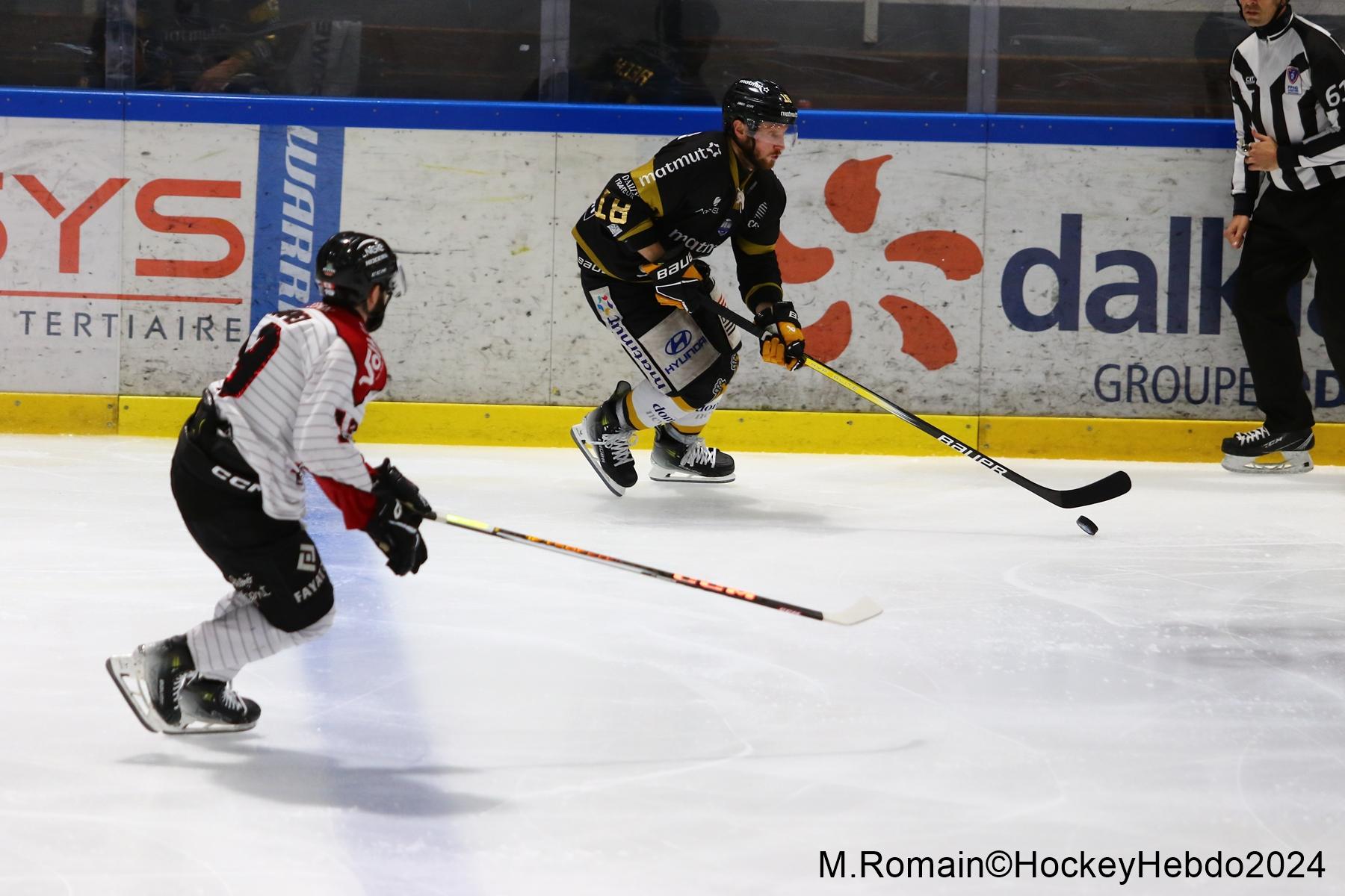 Photo hockey match Rouen - Bordeaux