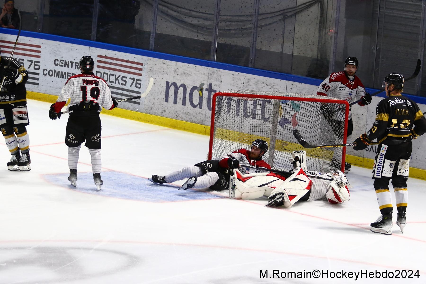 Photo hockey match Rouen - Bordeaux