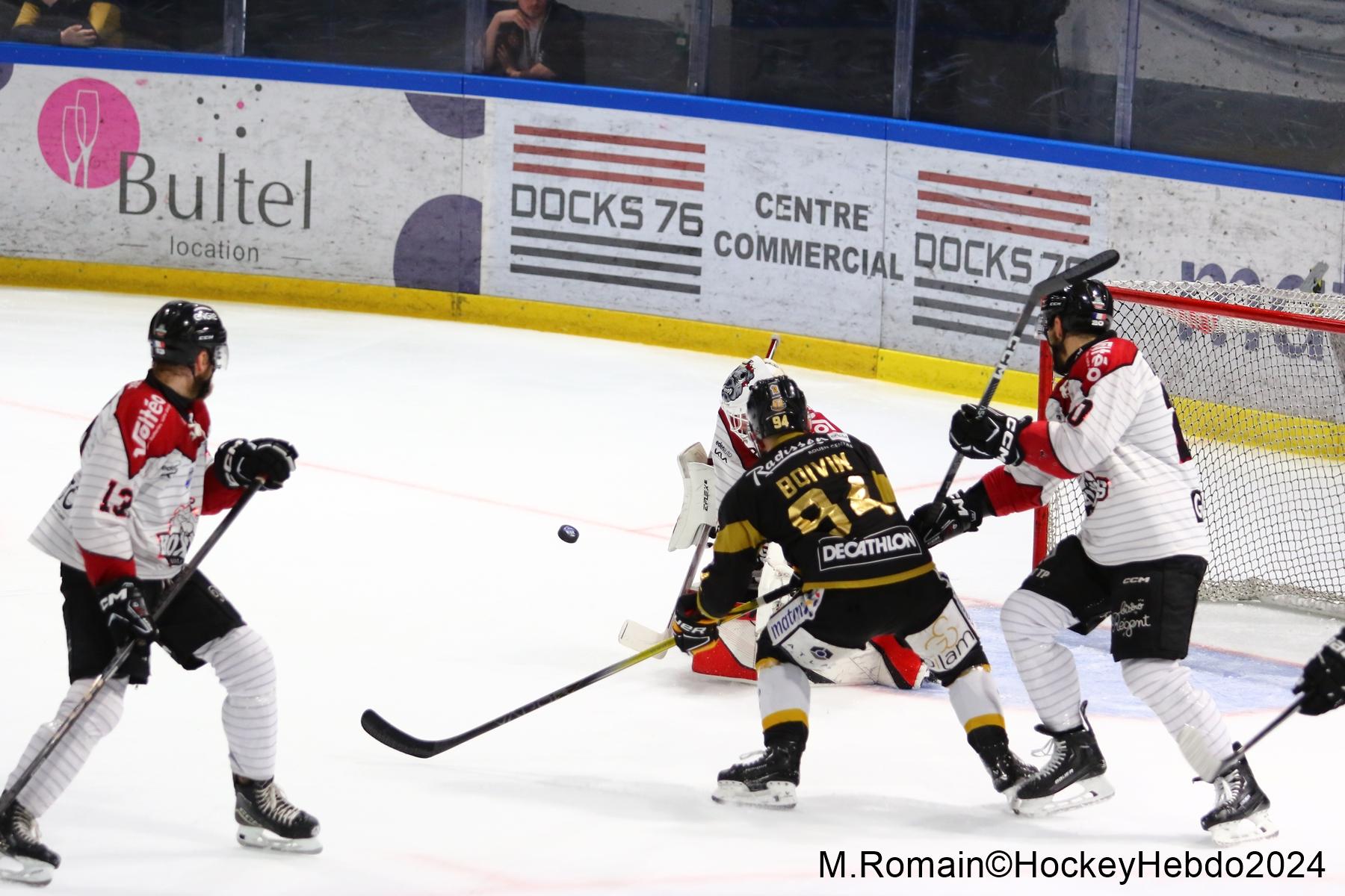 Photo hockey match Rouen - Bordeaux