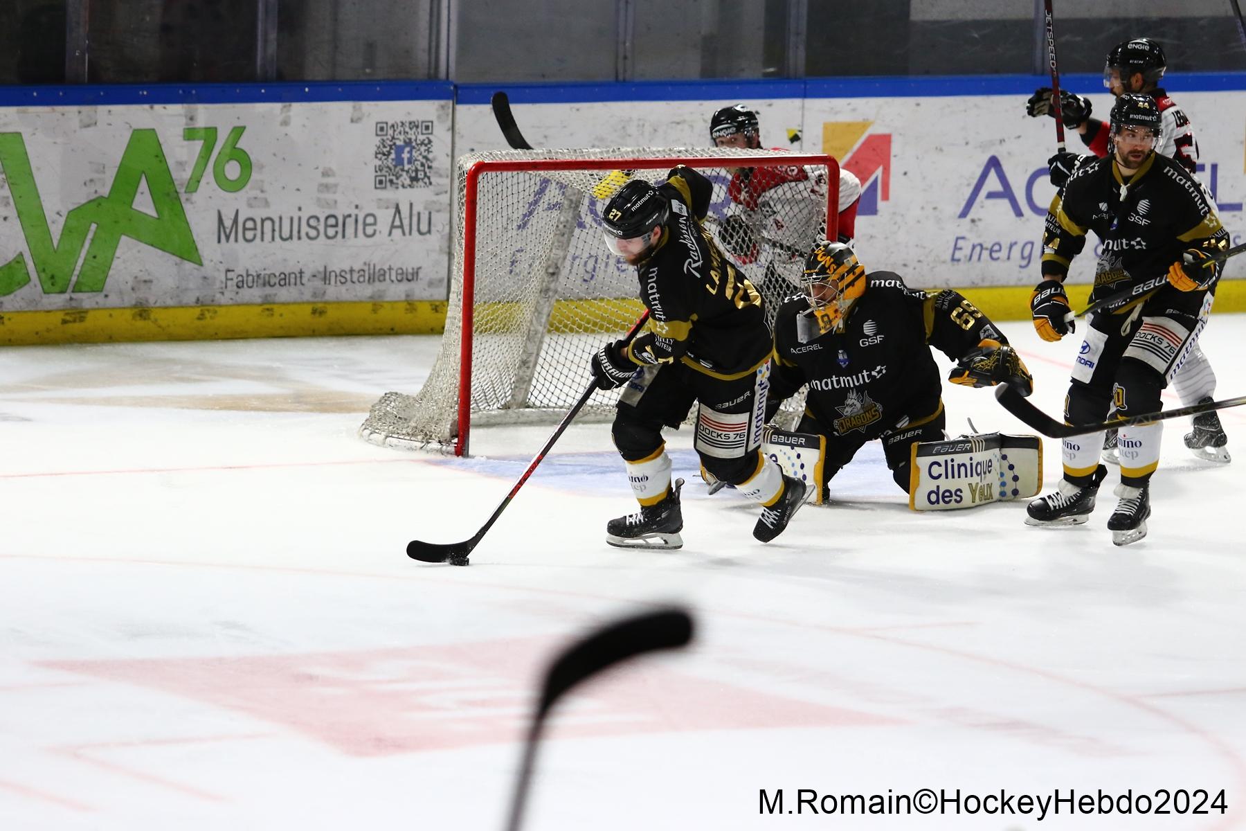 Photo hockey match Rouen - Bordeaux