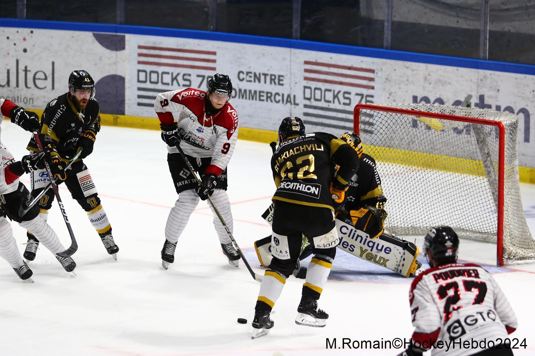 Photo hockey match Rouen - Bordeaux