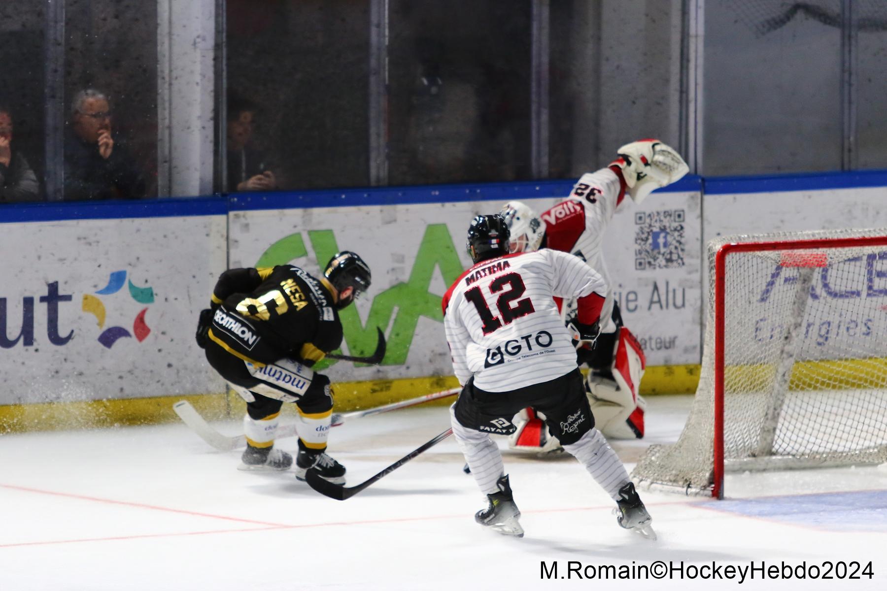 Photo hockey match Rouen - Bordeaux