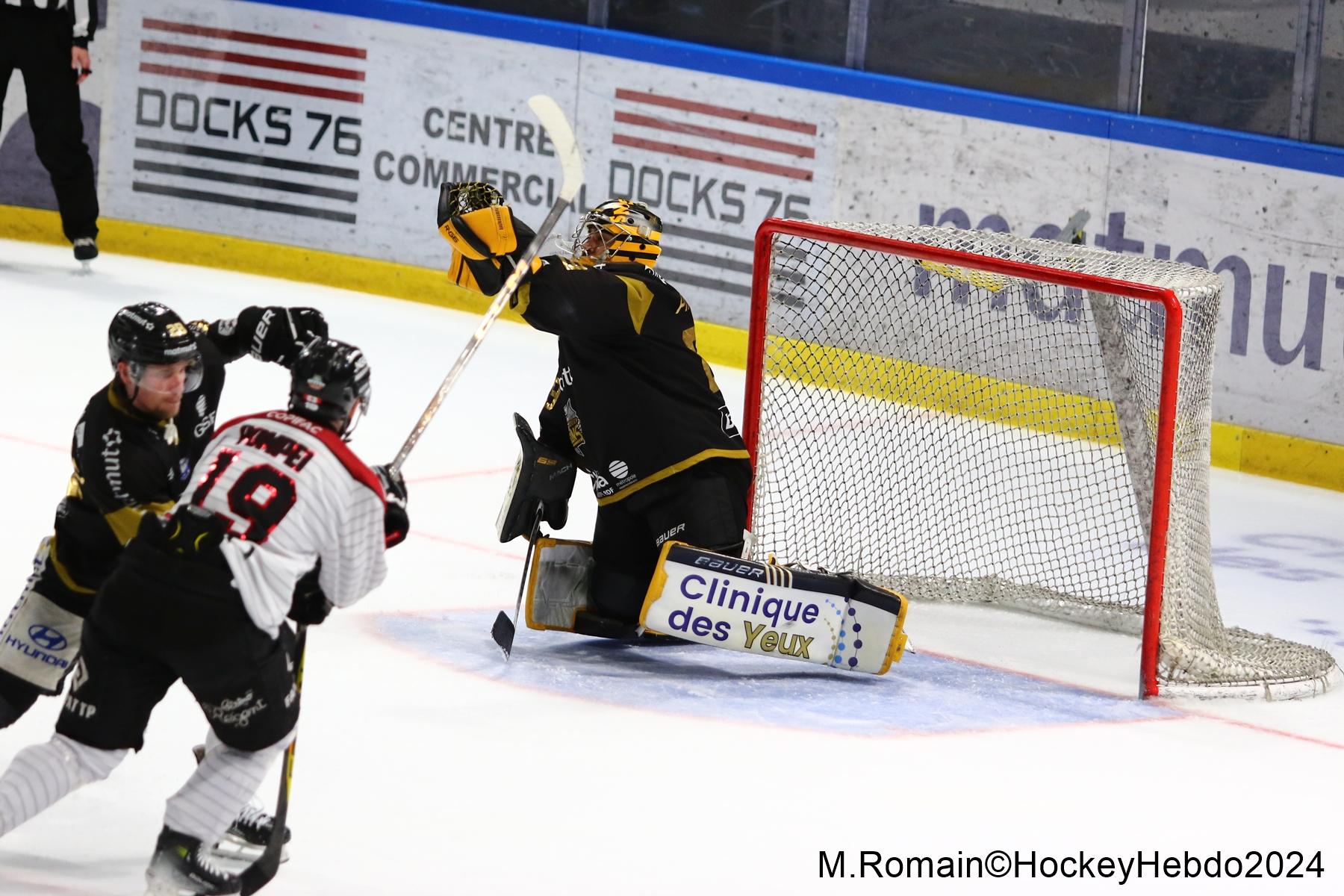 Photo hockey match Rouen - Bordeaux