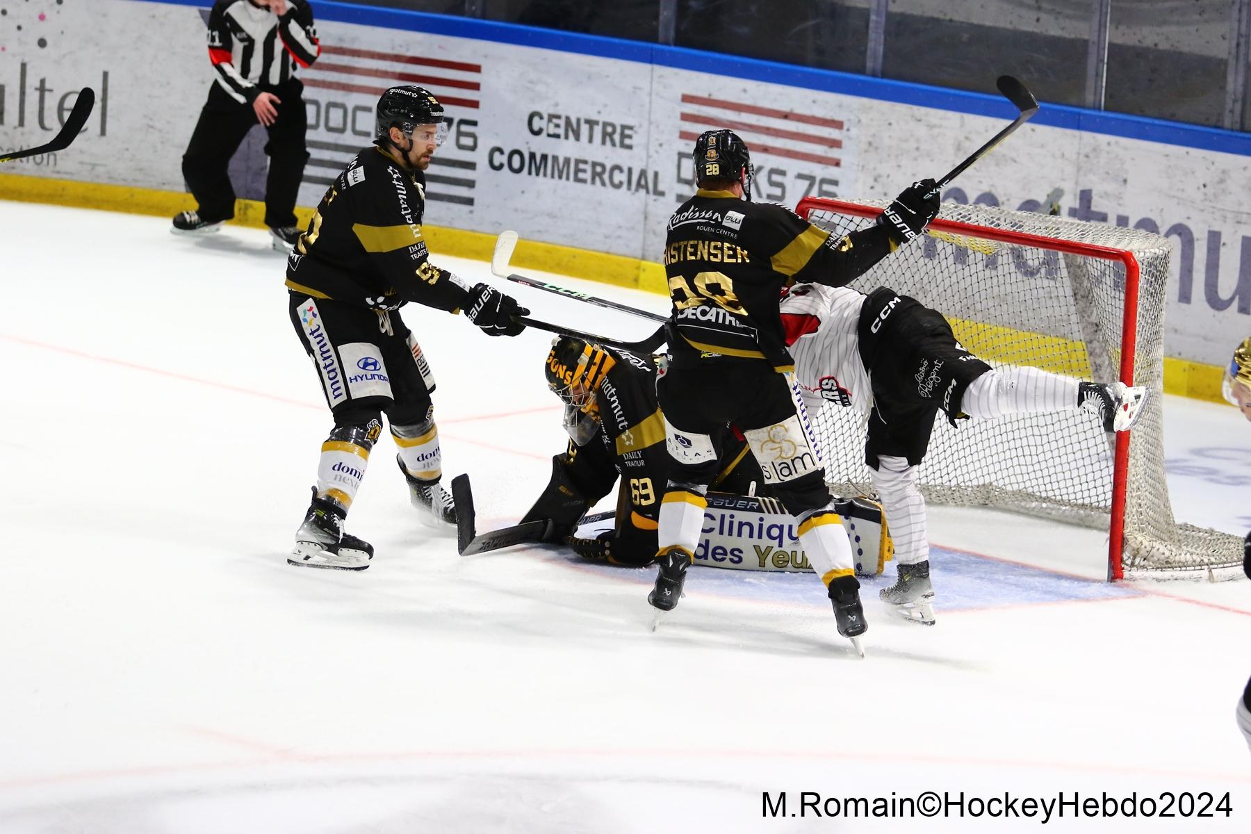 Photo hockey match Rouen - Bordeaux