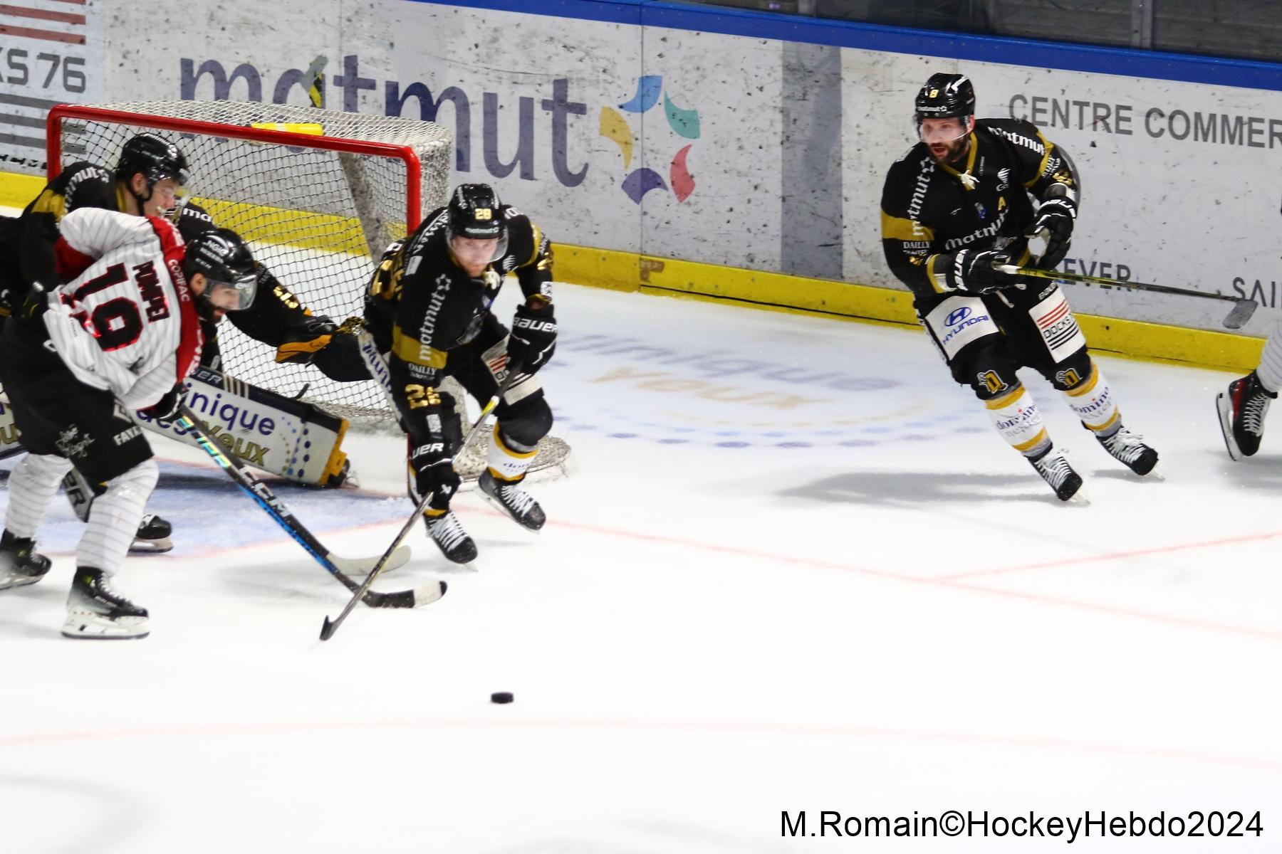 Photo hockey match Rouen - Bordeaux