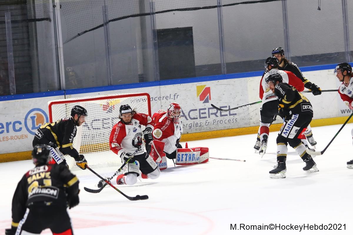 Photo hockey match Rouen - Chamonix 