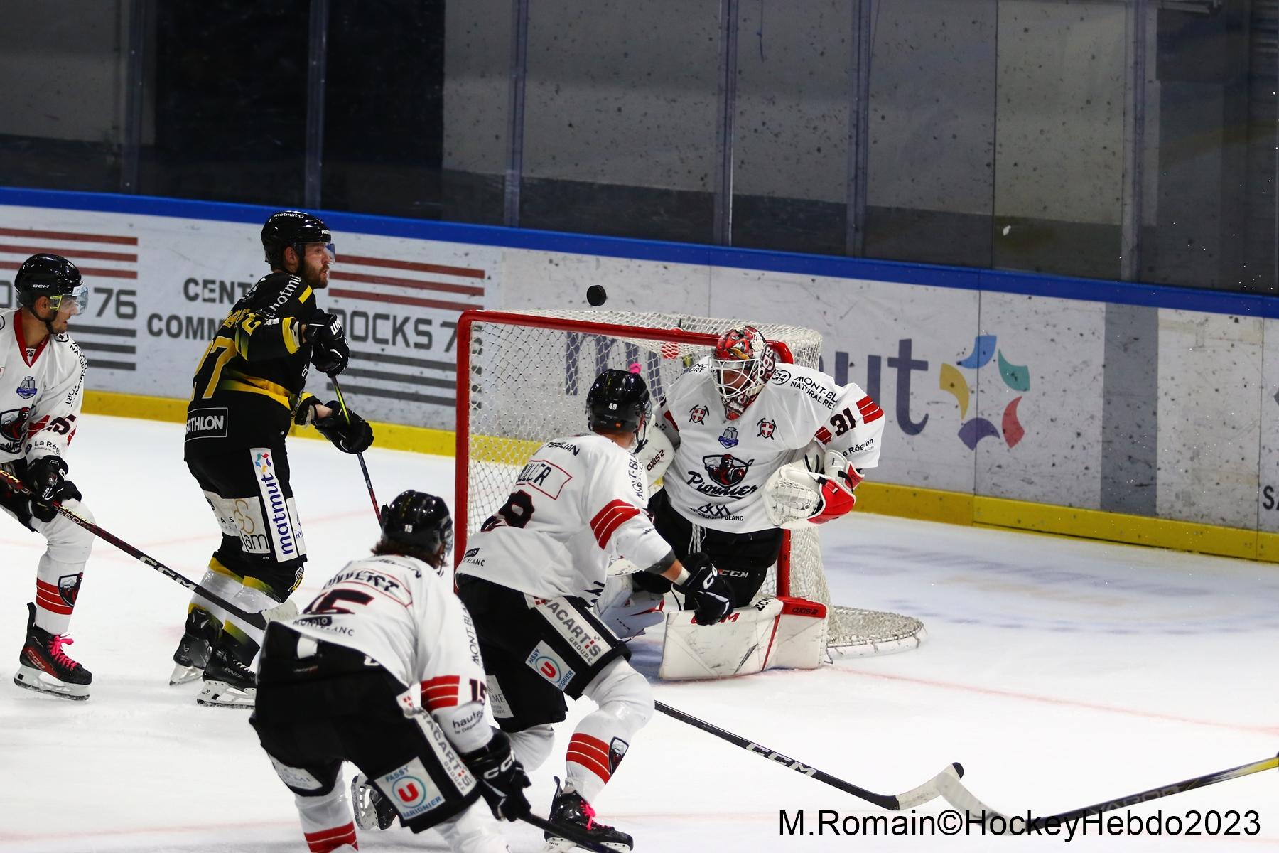 Photo hockey match Rouen - Chamonix 