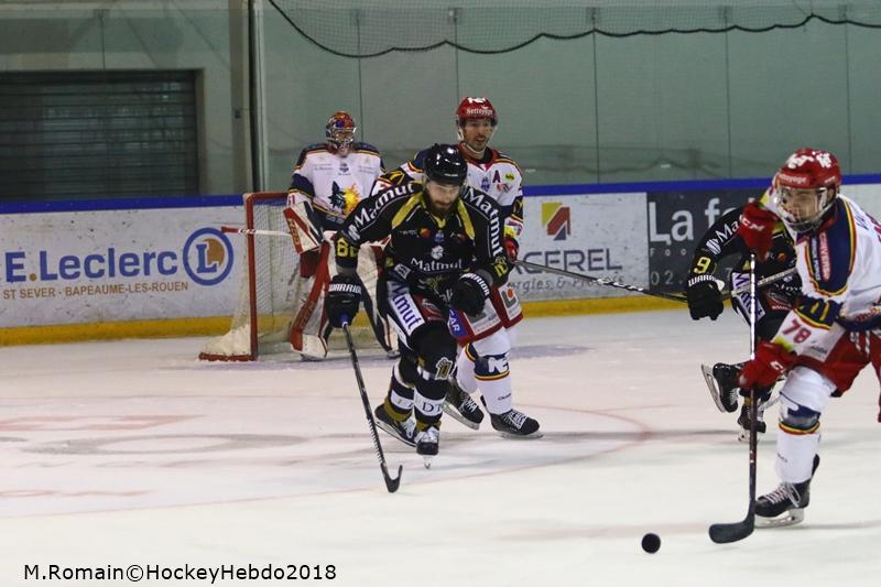 Photo hockey match Rouen - Grenoble 