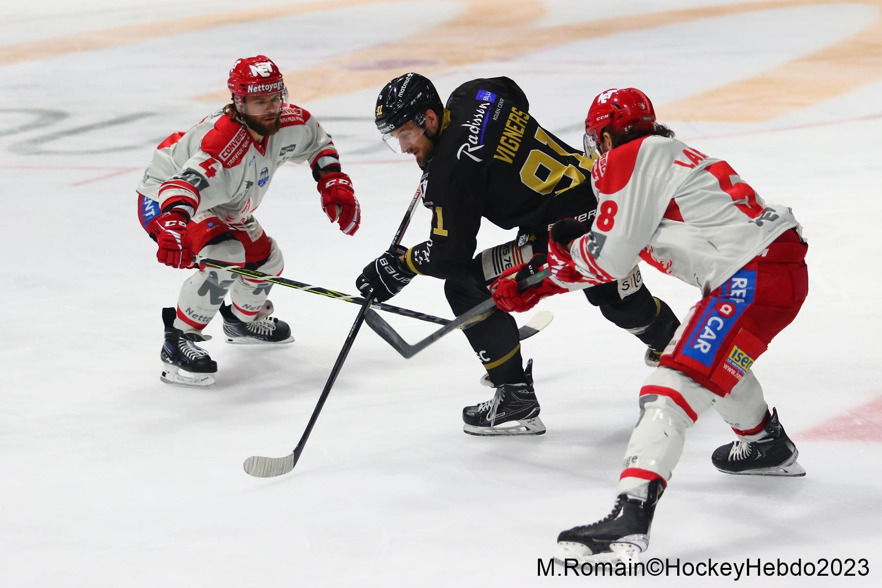 Photo hockey match Rouen - Grenoble 