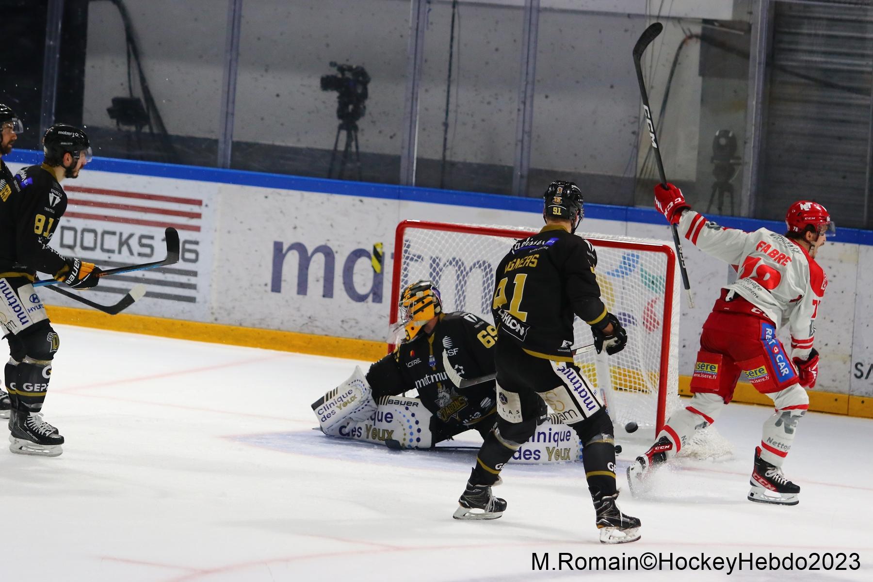 Photo hockey match Rouen - Grenoble 