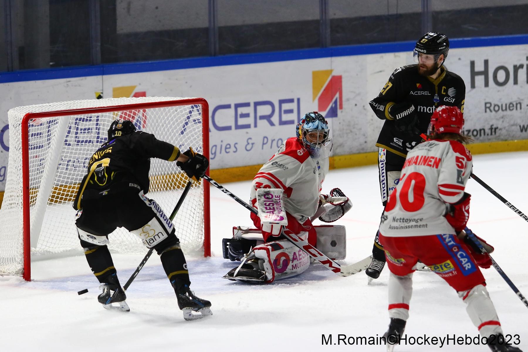 Photo hockey match Rouen - Grenoble 