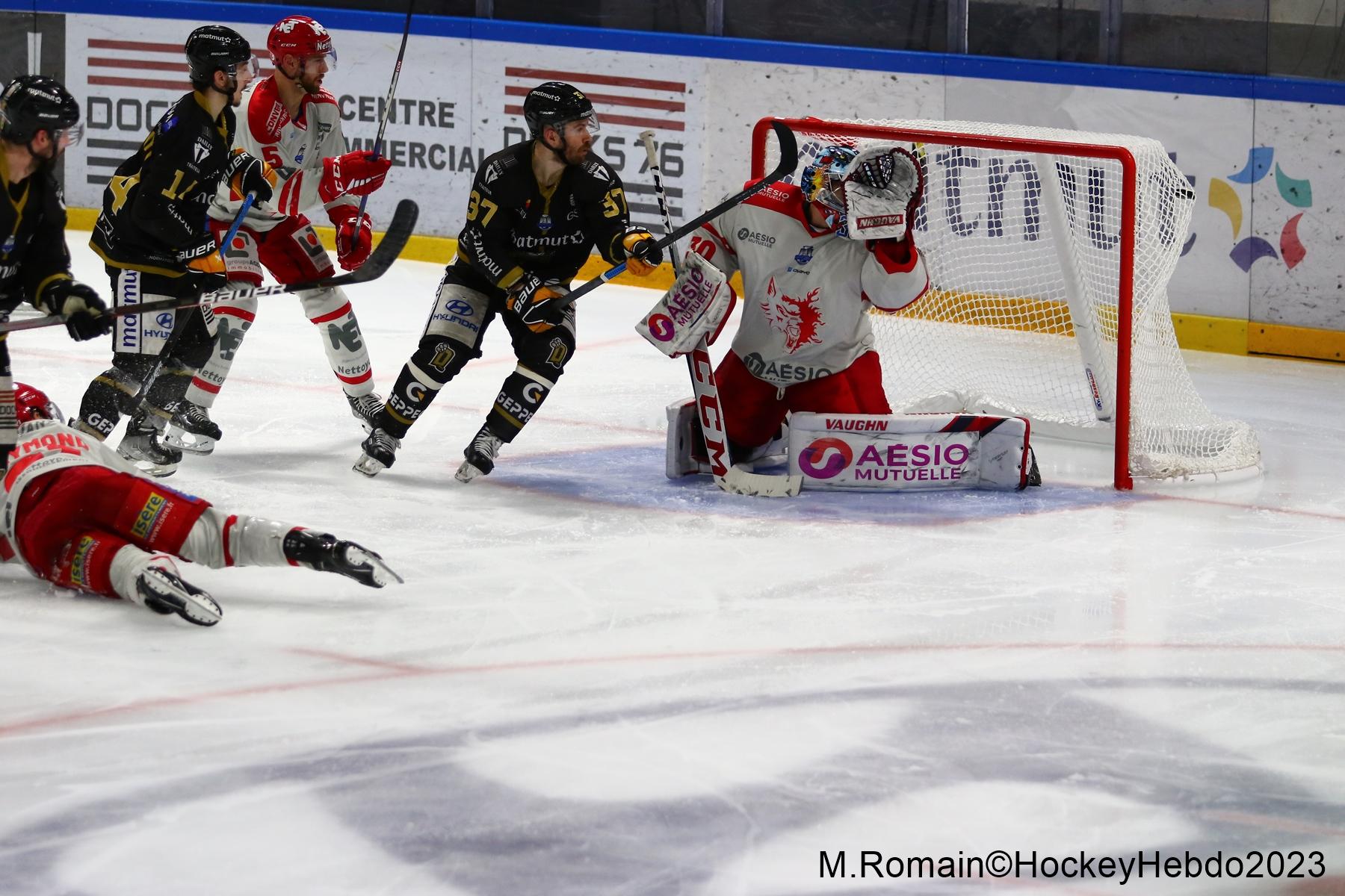 Photo hockey match Rouen - Grenoble 