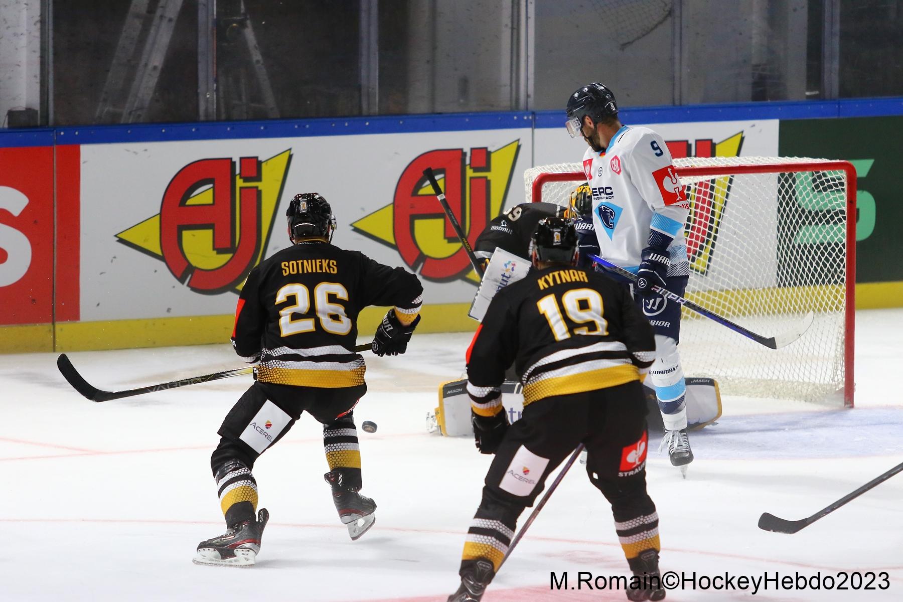 Photo hockey match Rouen - Ingolstadt 