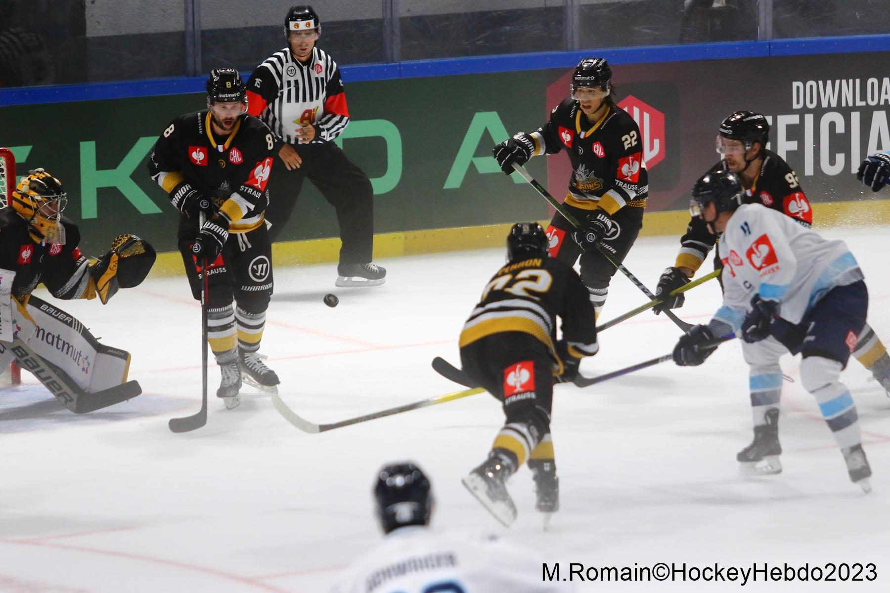 Photo hockey match Rouen - Ingolstadt 