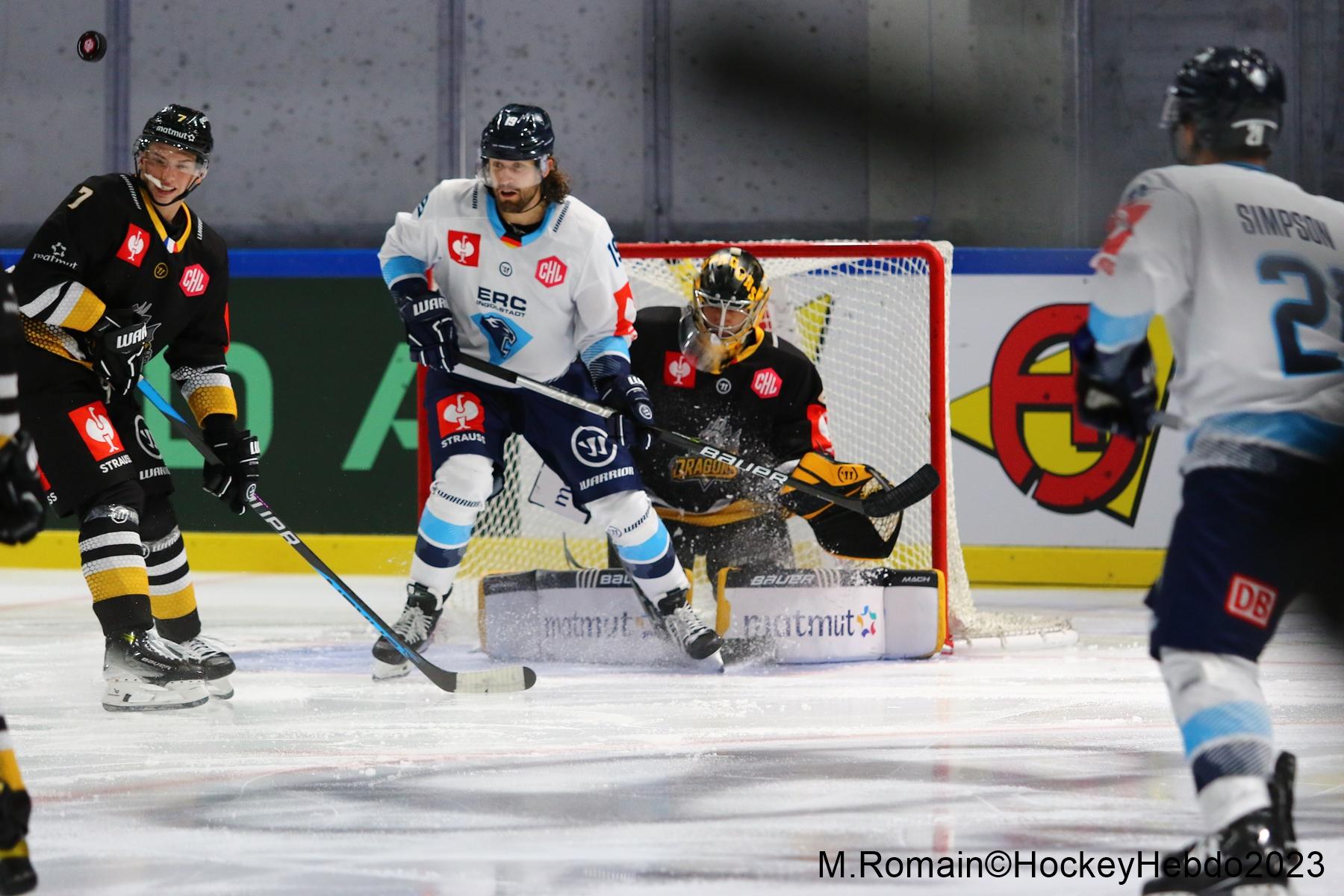 Photo hockey match Rouen - Ingolstadt 