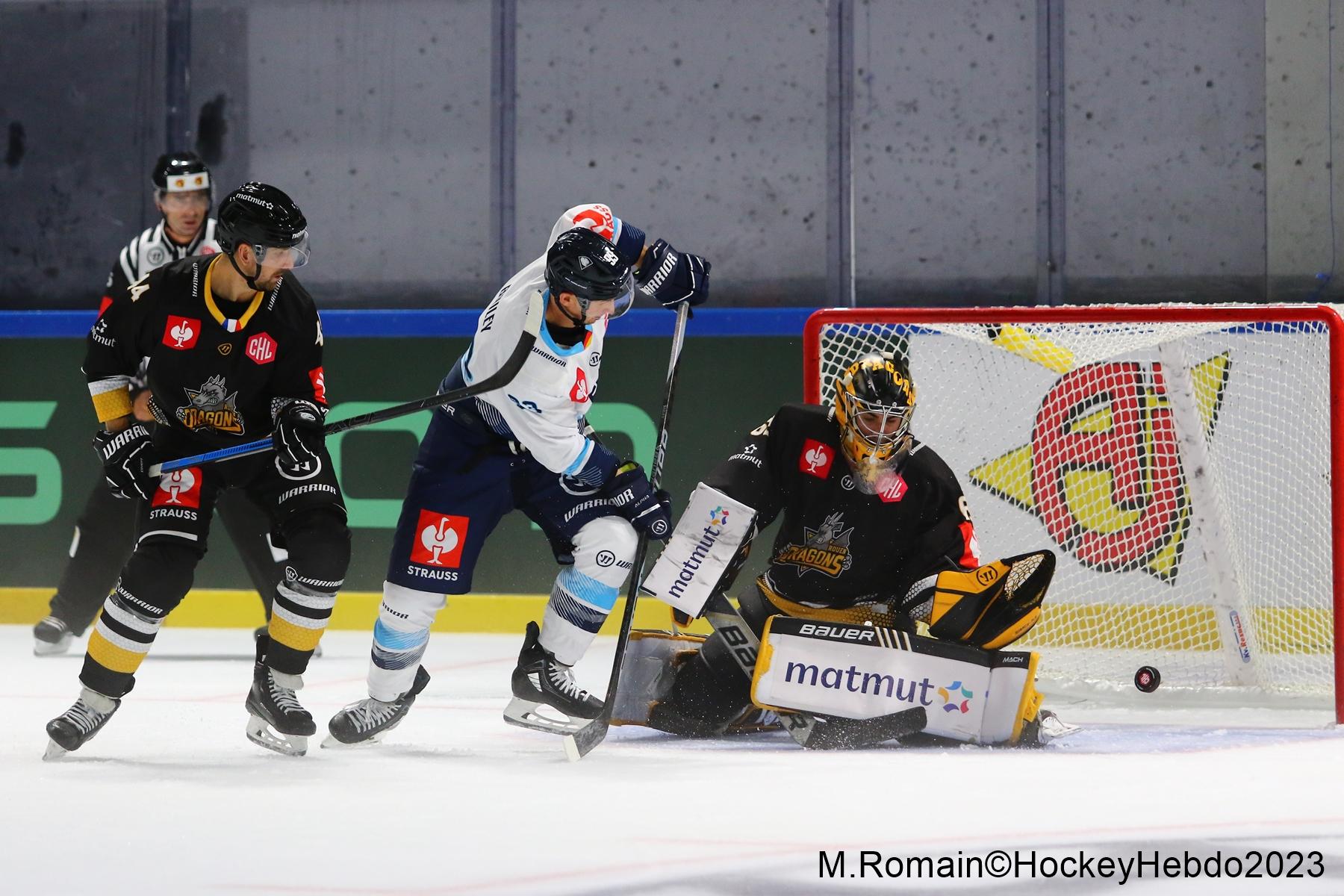 Photo hockey match Rouen - Ingolstadt 