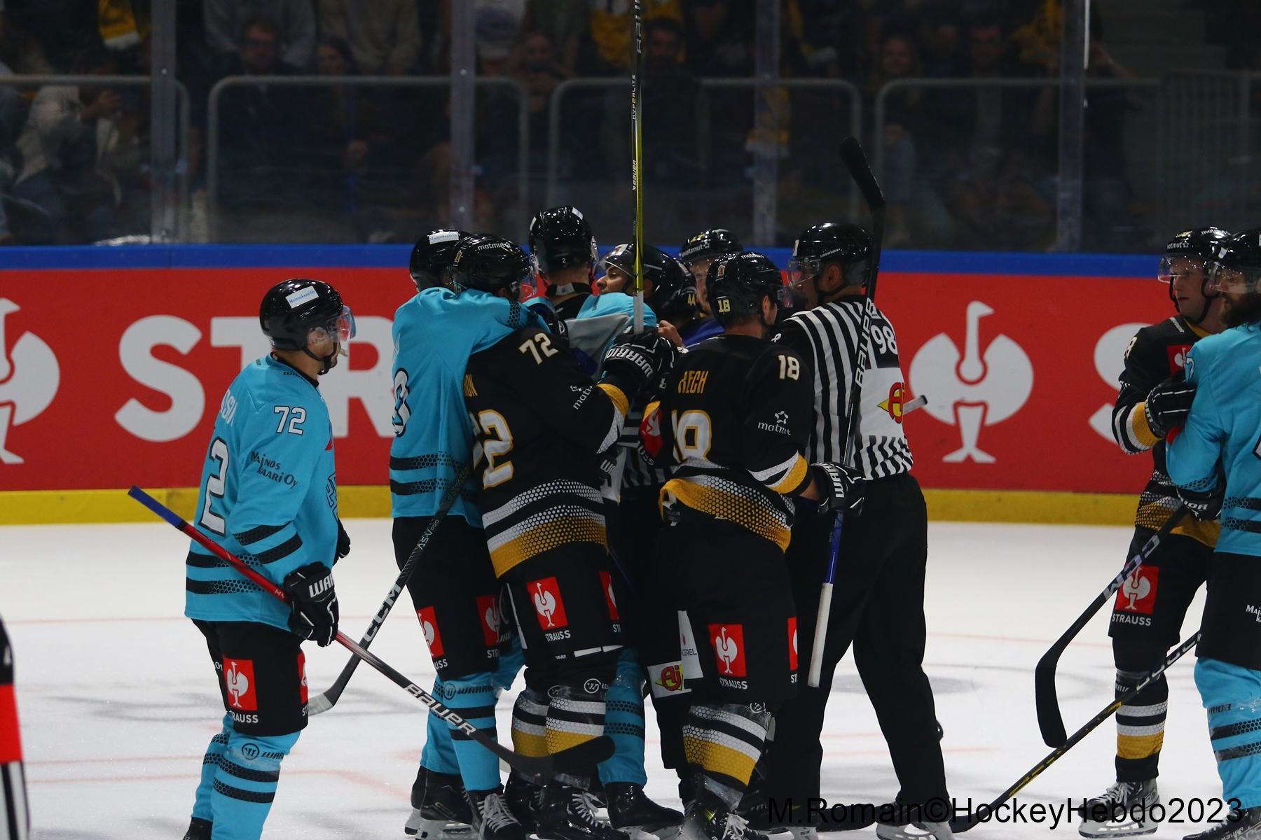 Photo hockey match Rouen - Lahti 