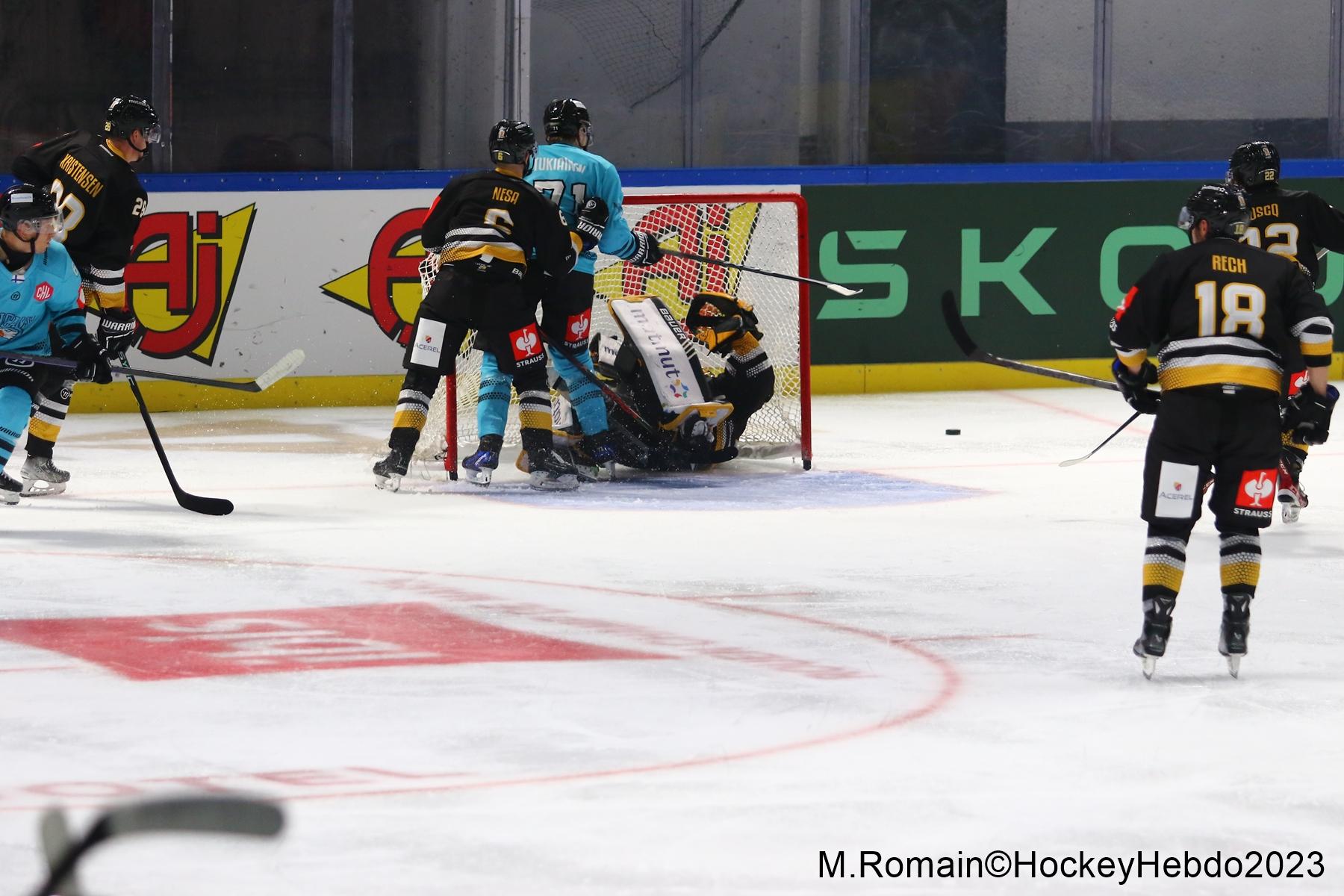 Photo hockey match Rouen - Lahti 