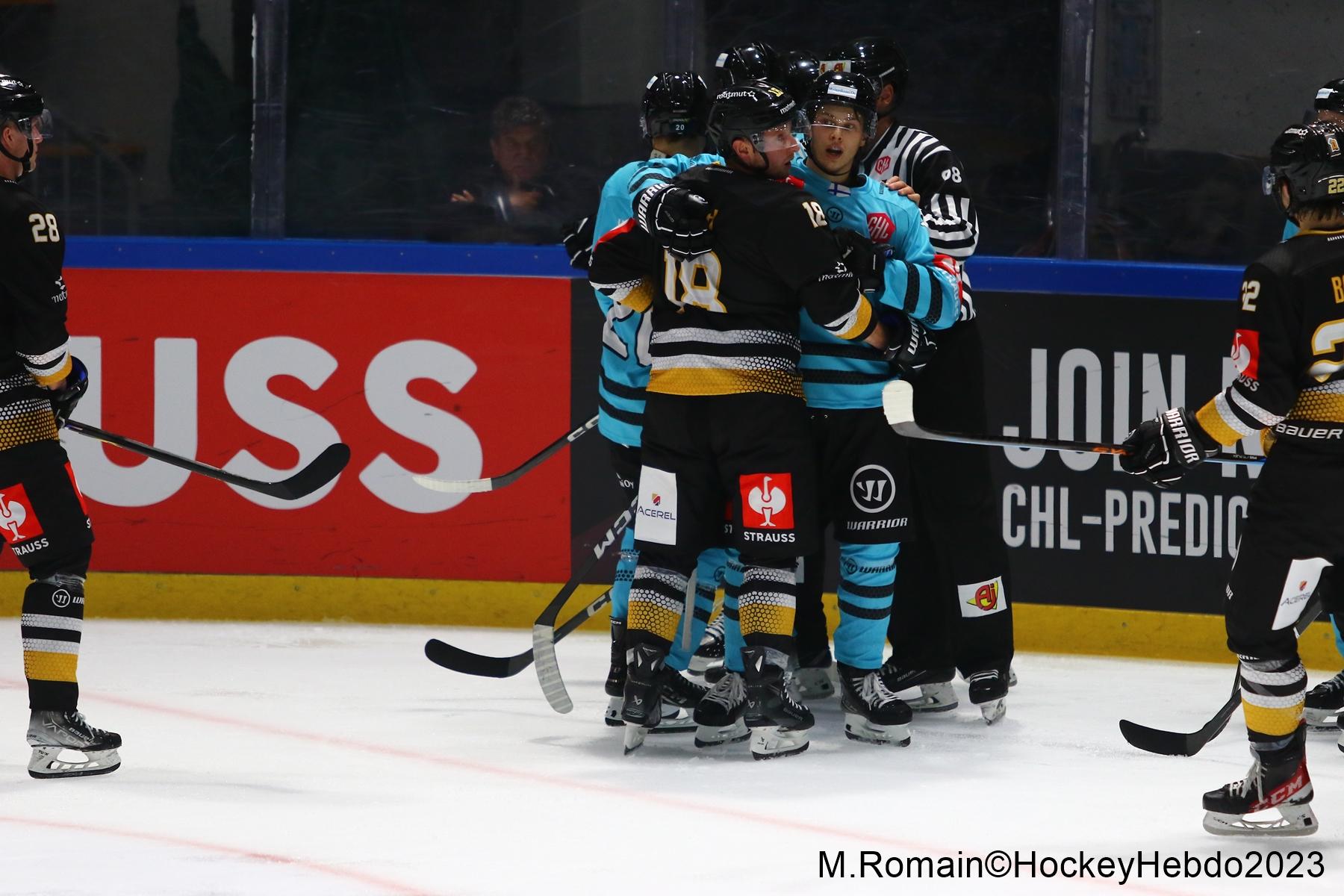 Photo hockey match Rouen - Lahti 