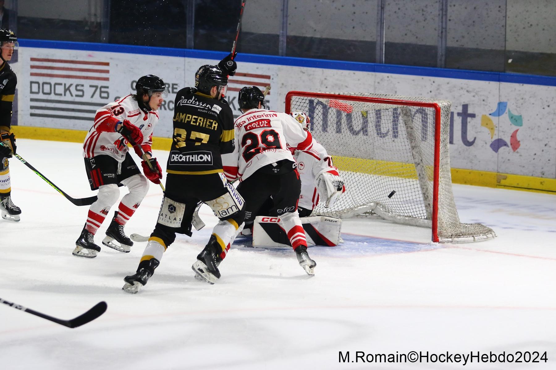 Photo hockey match Rouen - Nice