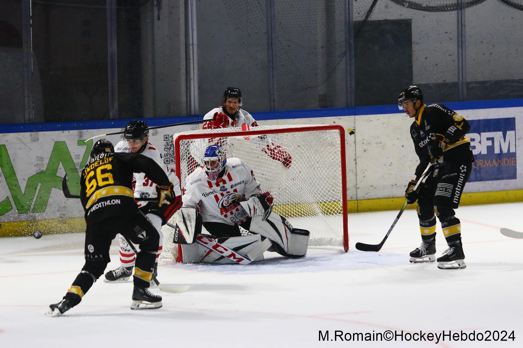 Photo hockey match Rouen - Nice