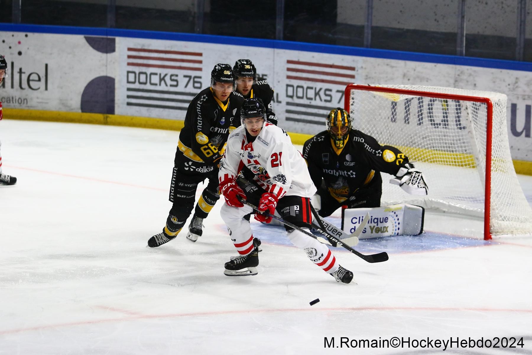 Photo hockey match Rouen - Nice