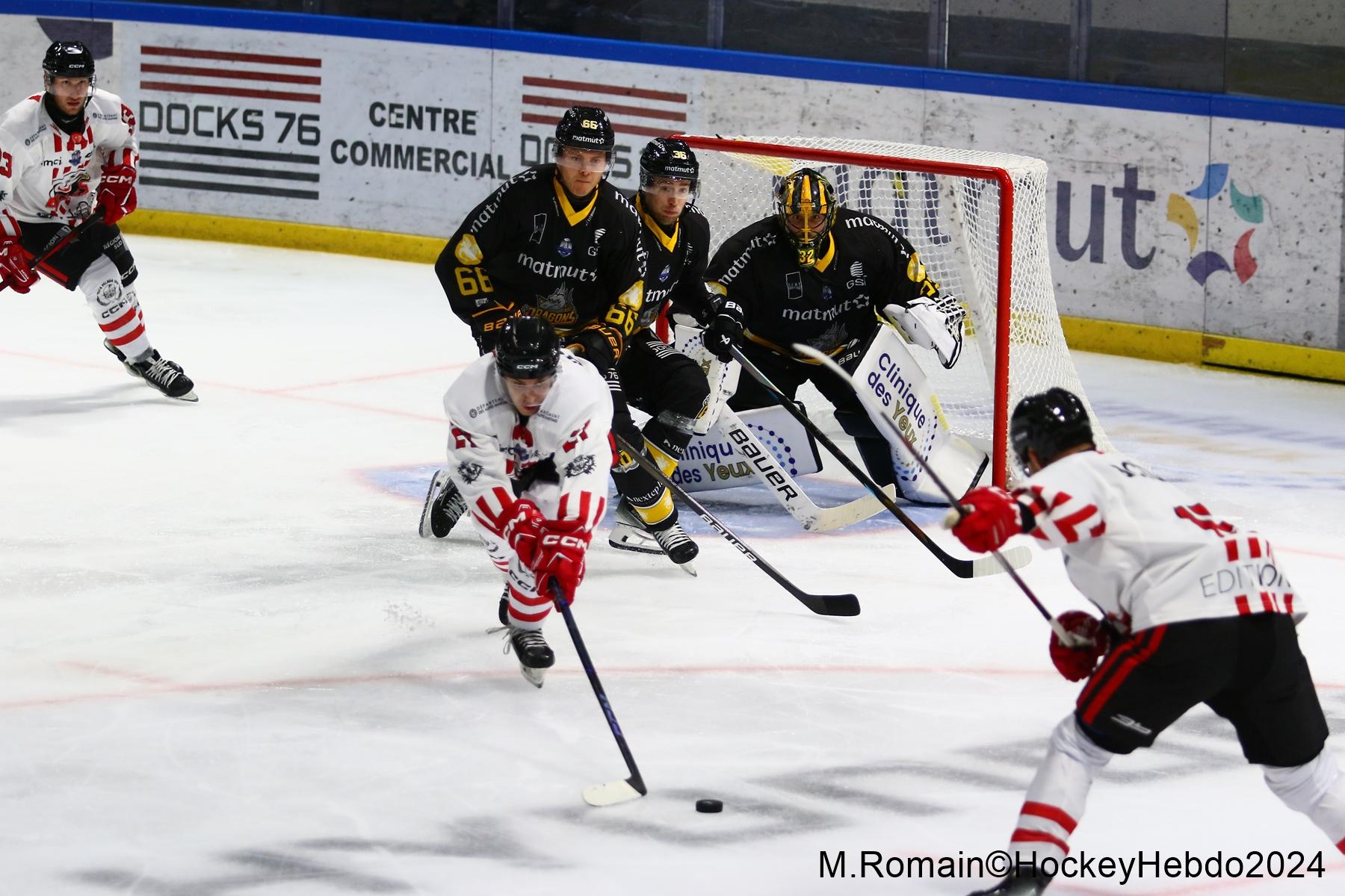 Photo hockey match Rouen - Nice