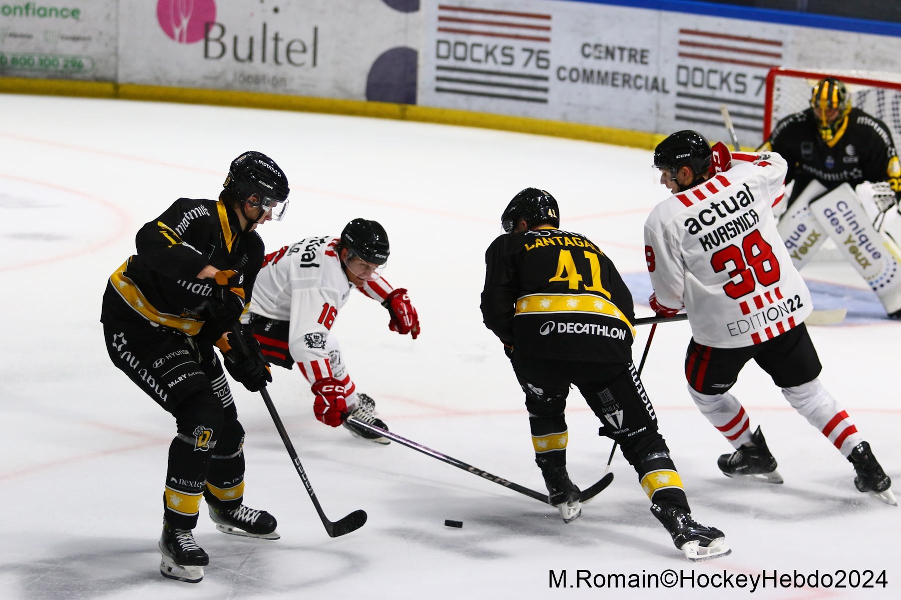 Photo hockey match Rouen - Nice