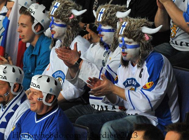 Photo hockey match Russia - Finland