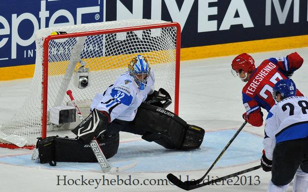 Photo hockey match Russia - Finland