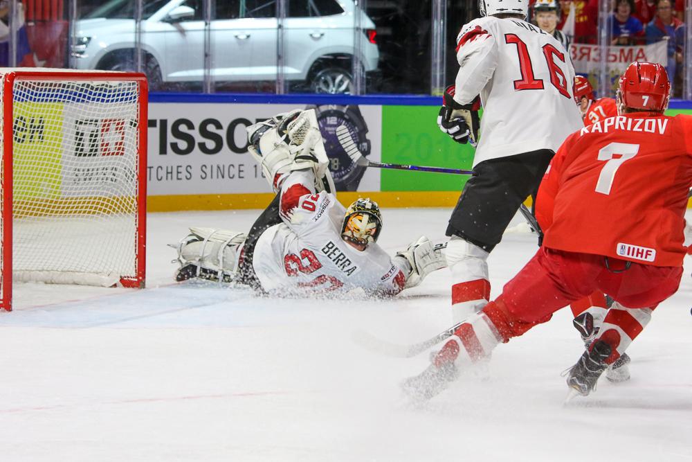 Photo hockey match Russia - Switzerland