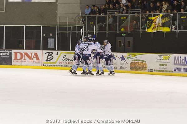 Photo hockey match Strasbourg  - Angers 