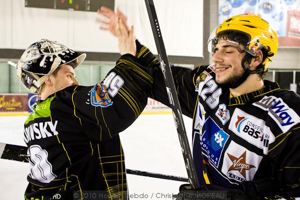 Photo hockey match Strasbourg  - Angers 