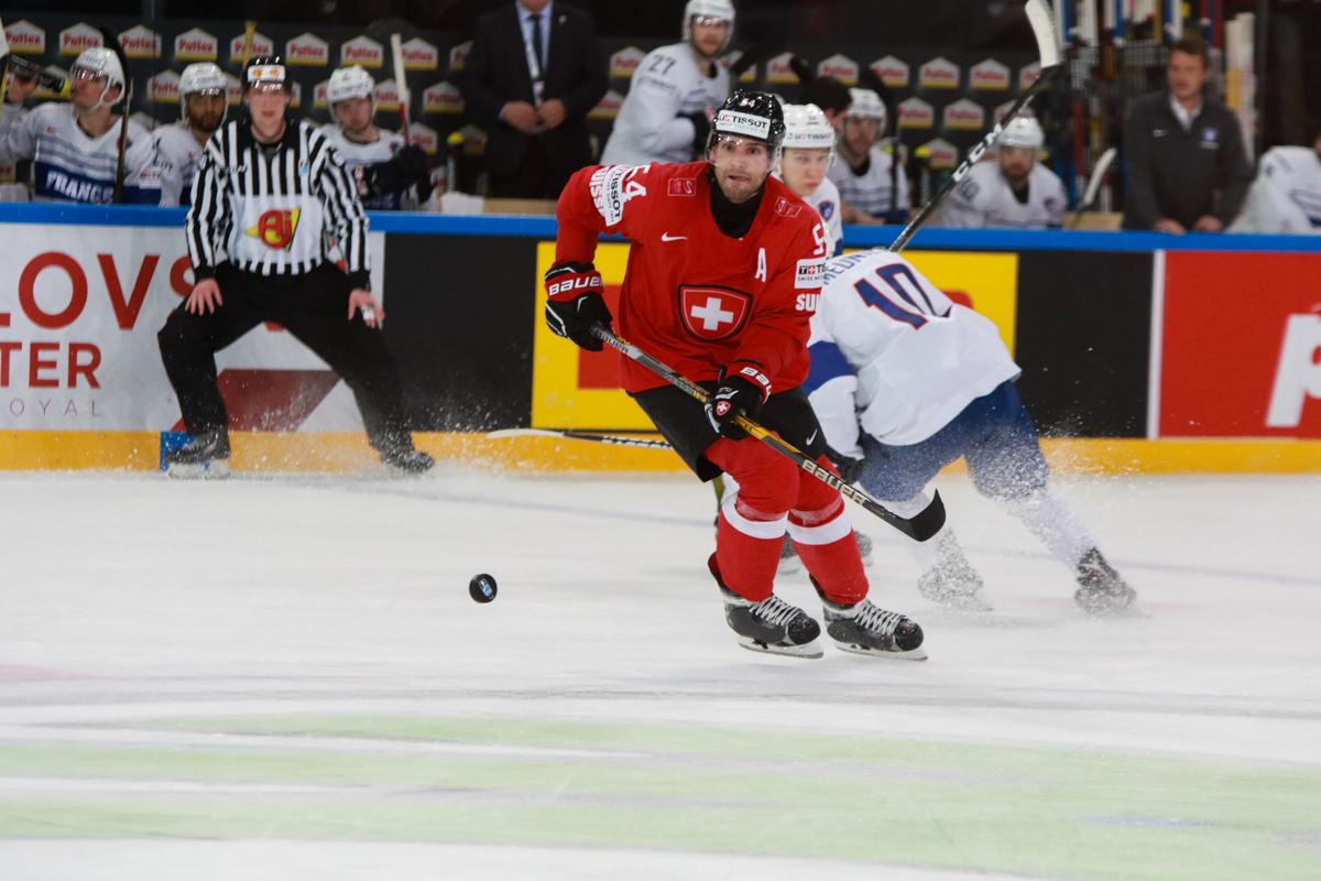 Photo hockey match Switzerland - France