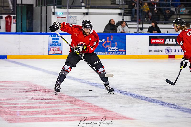 Photo hockey match Toulouse-Blagnac - Courchevel-Mribel-Pralognan