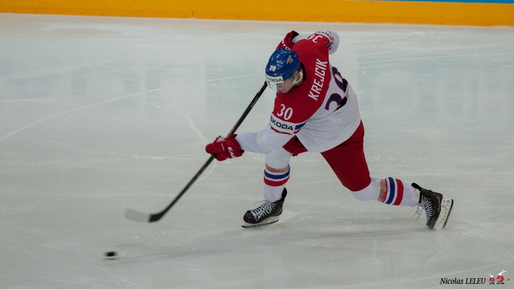 Photo hockey match United States of America - Czech Republic